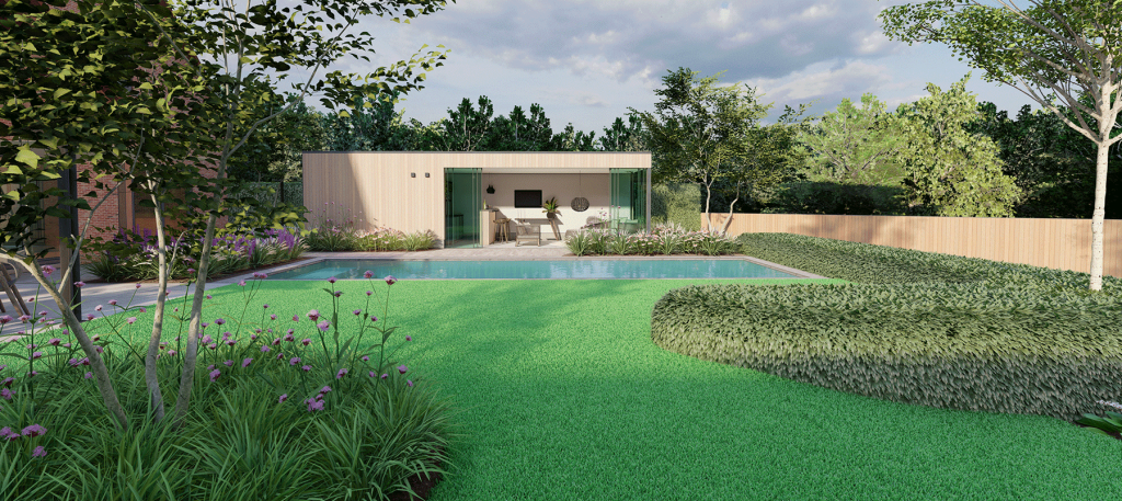 Grote tuin inrichten