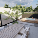 Moderne tuin ontwerp